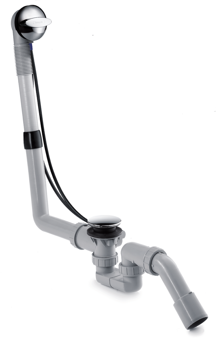 Flexaplus Wannenab- und Überlaufgarnitur G 1 ½ Komplettset mit starrem Überlaufrohr