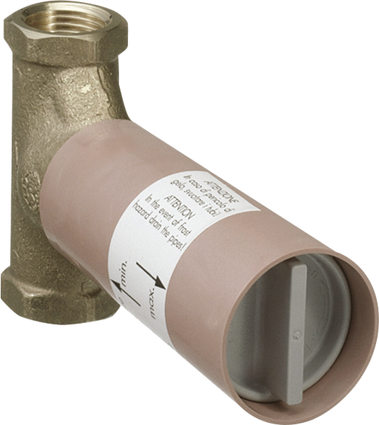 Indbygningsdel 130 l/min til afspærringsventil spindel 3/4"