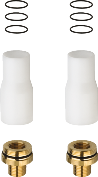 Lækagesikringer 1/2" lige, 1 sæt