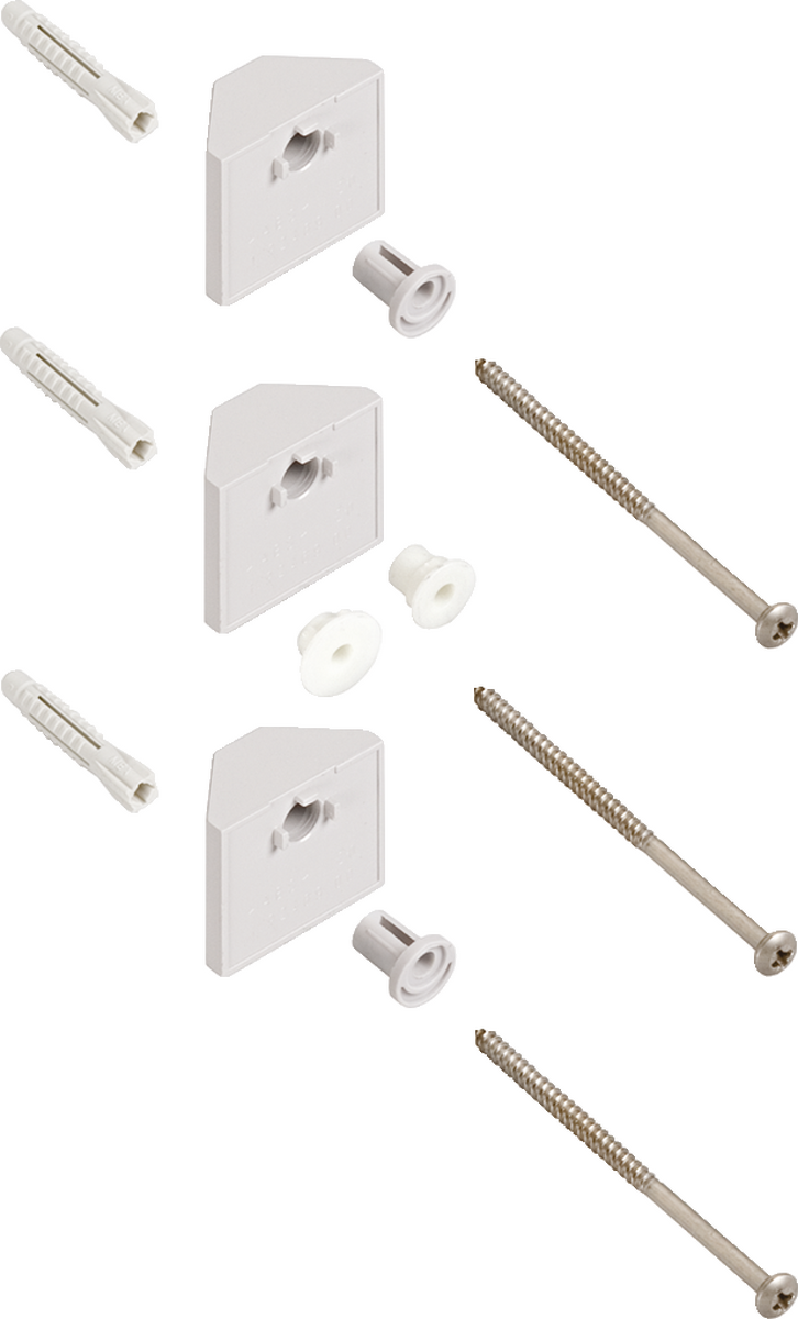 Corner fitting set