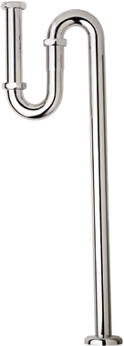 Sトラップ（ヨーロッパ製洗面器用）