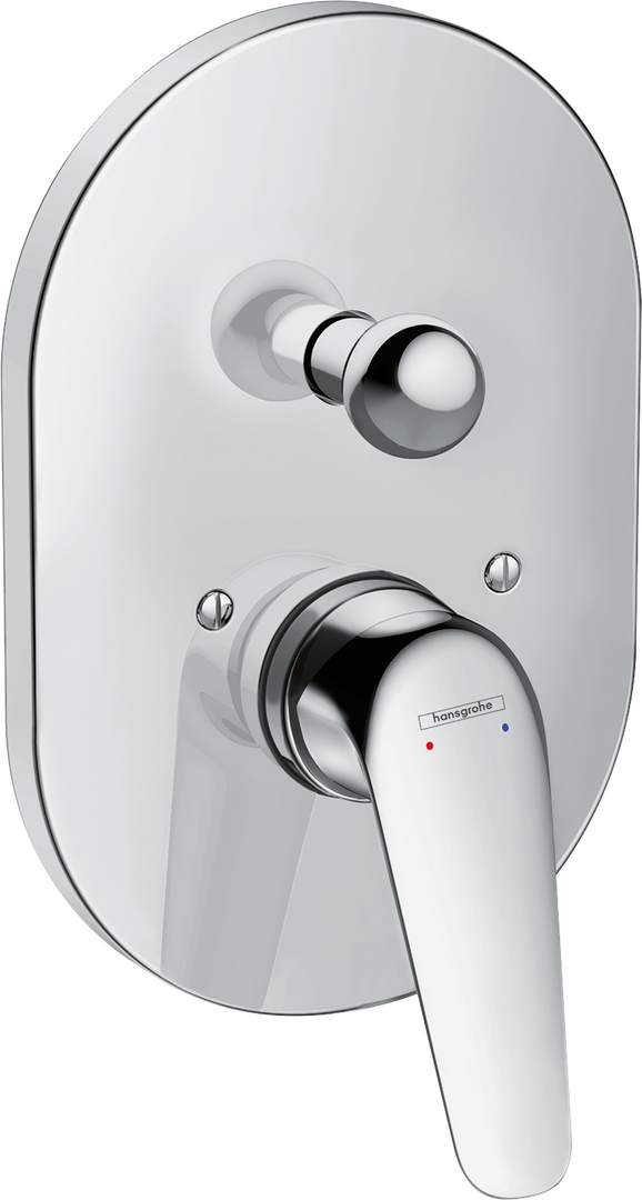 Single lever bath mixer for concealed installation