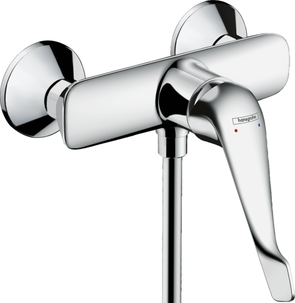 Einhebel-Brausemischer Aufputz mit extra langem Comfortgriff 11,8 cm Einhebel-Brausemischer Aufputz mit extra langem Comfortgriff 11,8 cm