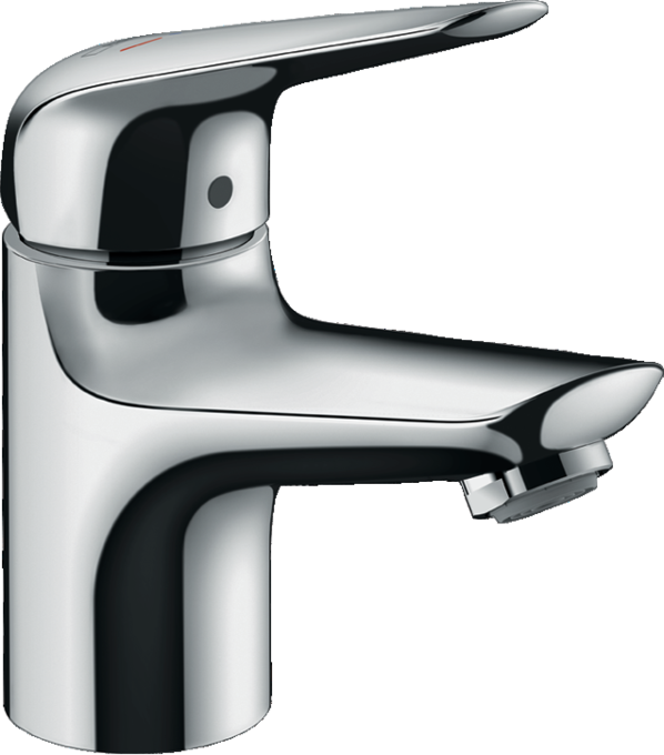 Single lever basin mixer 70 CoolStart with push-open waste set