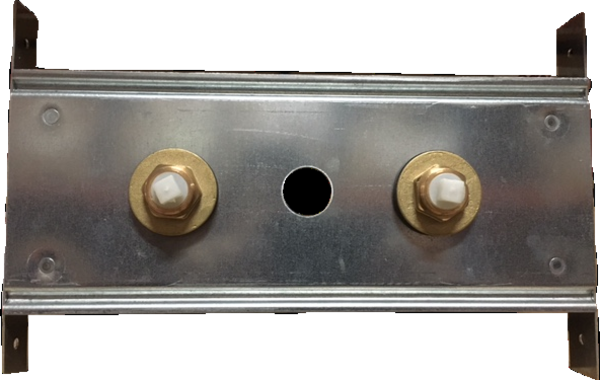 Fixing plate for exposed mixers