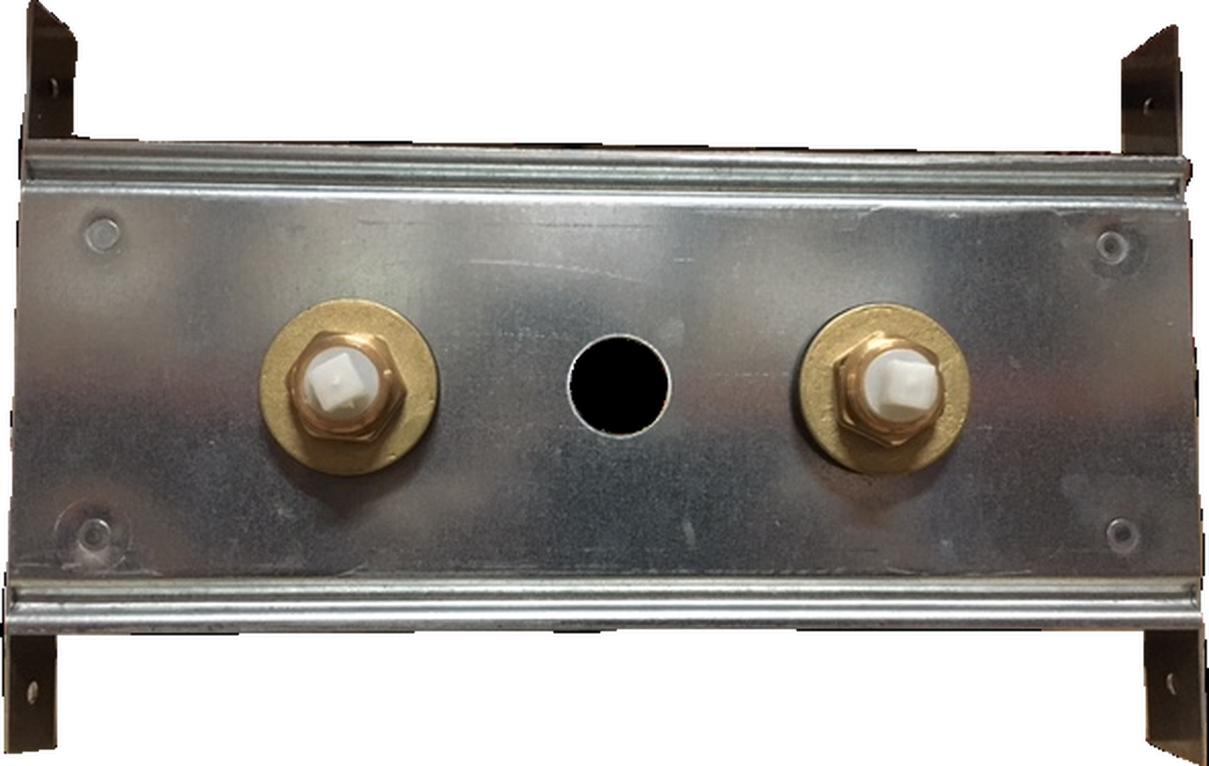 Fixing plate for exposed mixers