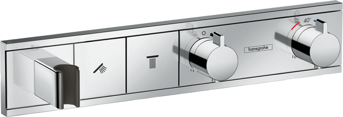 Thermostat Unterputz für 2 Verbraucher mit integriertem Brausehalter