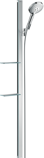 Shower set 120 3jet EcoSmart 9 l/min with shower bar 150 cm and soap dishes