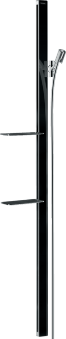 Brausestange E 150 cm mit Isiflex Brauseschlauch 160 cm und Ablagen