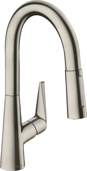 Einhebel-Küchenmischer 160, Ausziehbrause, 2jet