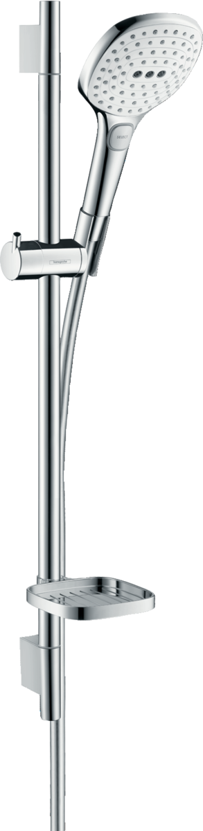 Brauseset 120 3jet mit Brausestange 65 cm und Seifenschale