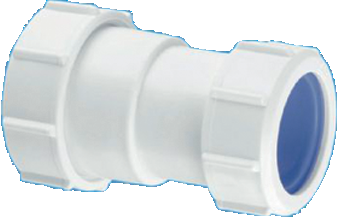 McAlpine Z28L-ISO multi-fit straight connector (DIN) 2"