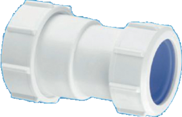McAlpine Z28L-ISO multi-fit straight connector (DIN) 2"
