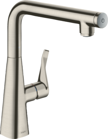 Mitigeur Hansgrohe Metris Select M71 200 - Chrome Brossé - Inox - Neuf