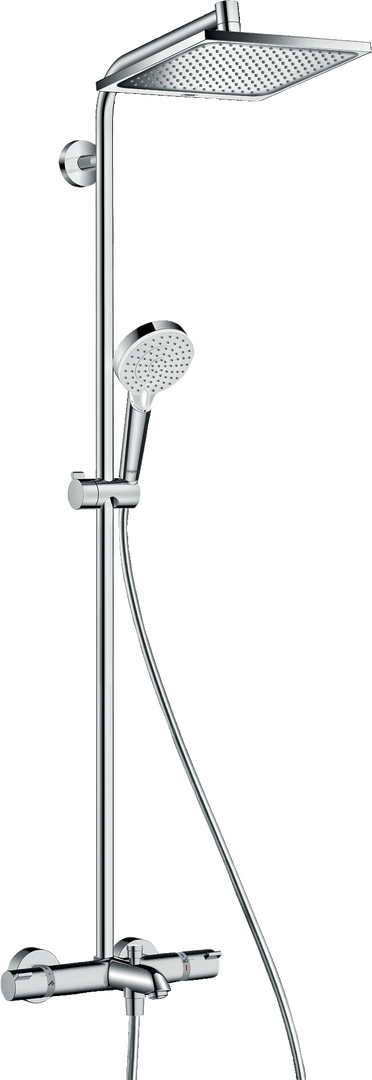 Showerpipe 240 1jet with bath thermostat