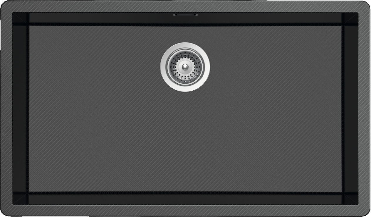 台上盆 Carbon N-100XL，带自动下水套件