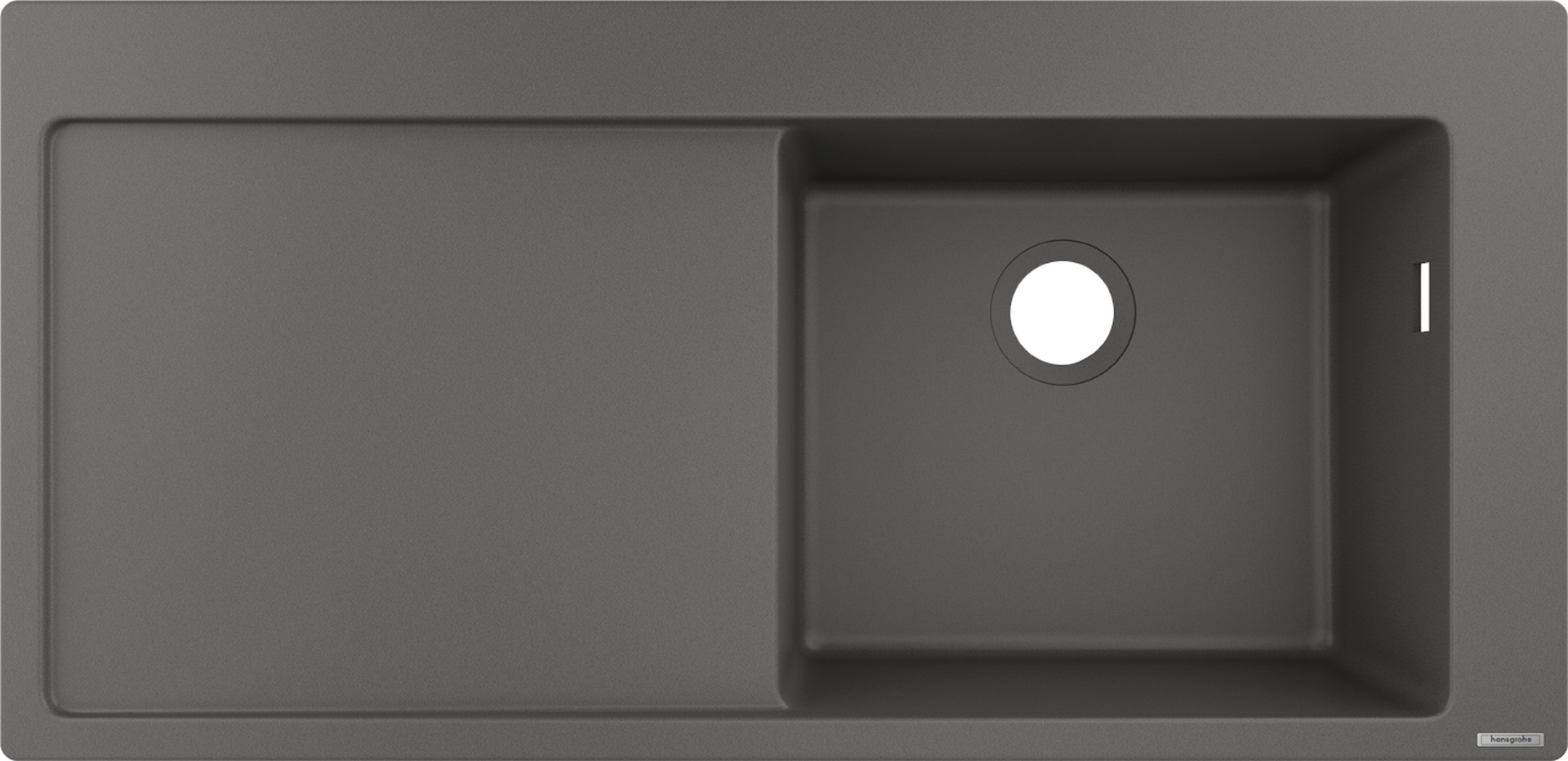 S514-F450 Einbauspüle 450 mit Abtropffläche links