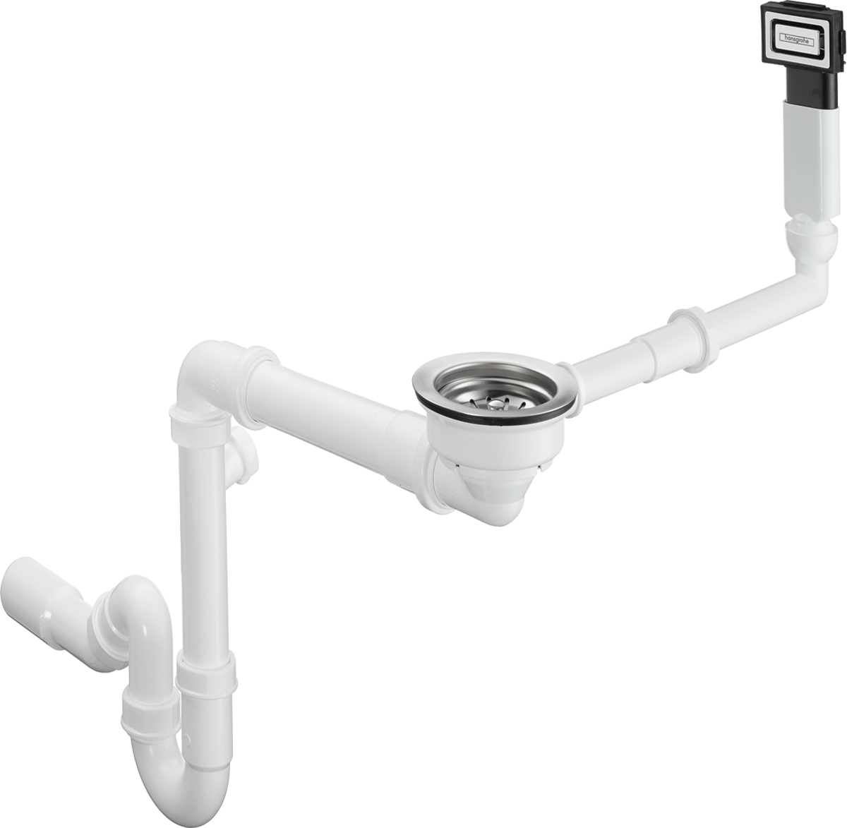 Válvula de Desagüe para Bañera Completa con Tapón Manual y