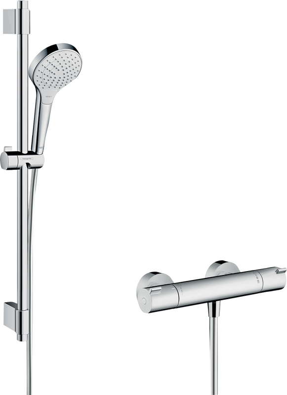 Hansgrohe Shower Combination Croma Select S Shower System For Exposed