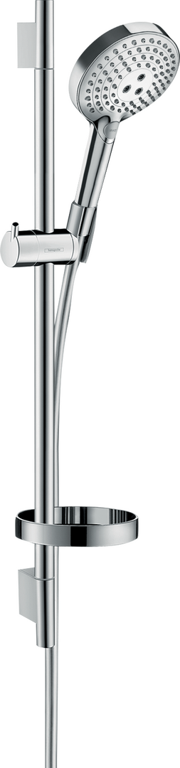 Duschset 120 3jet PowderRain med duschstång 65 cm och tvålkopp