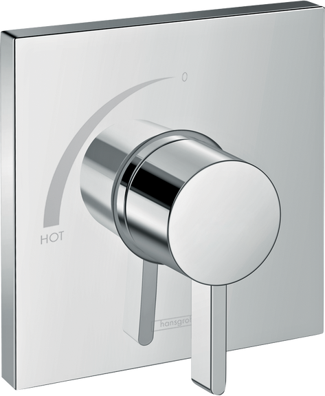 Ecostat Square Shower Mixers 1 Function Chrome Art No 15724001