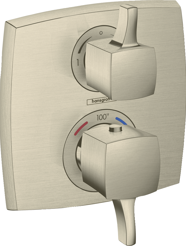 Thermostatic Trim with Volume Control and Diverter