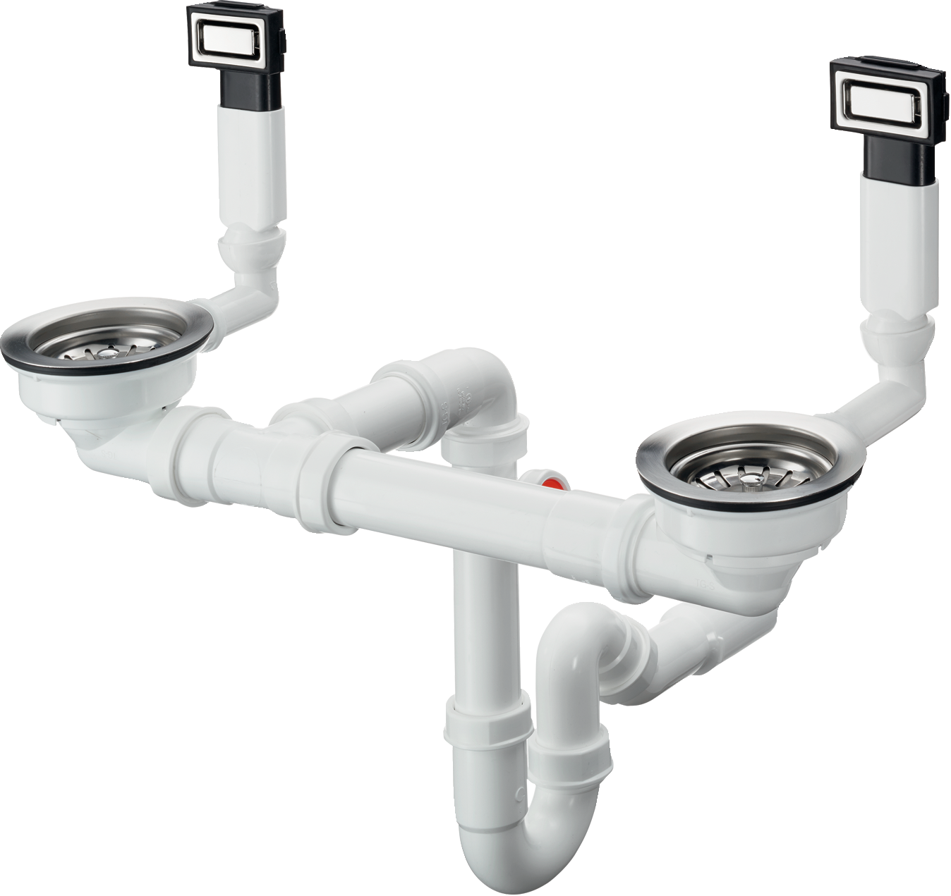 D18-10 手动下水溢水装置 适用于305/435不锈钢水槽