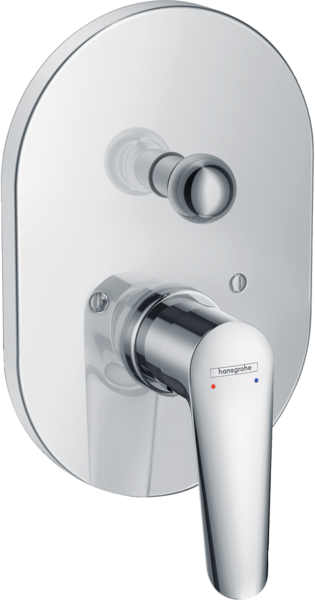 Single lever bath mixer for concealed installation