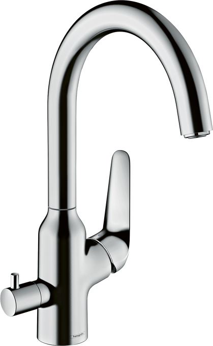 Single lever kitchen mixer 220, device shut-off valve, 1jet