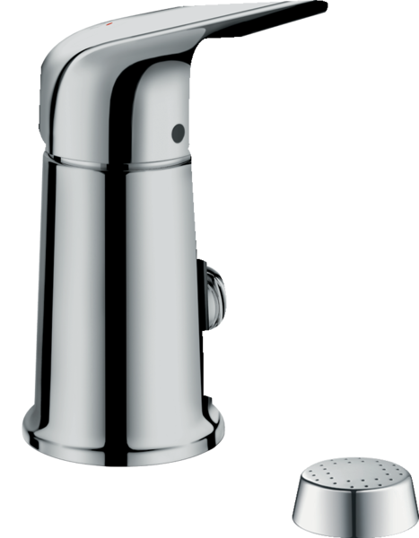 Bidet set with vertical spray
