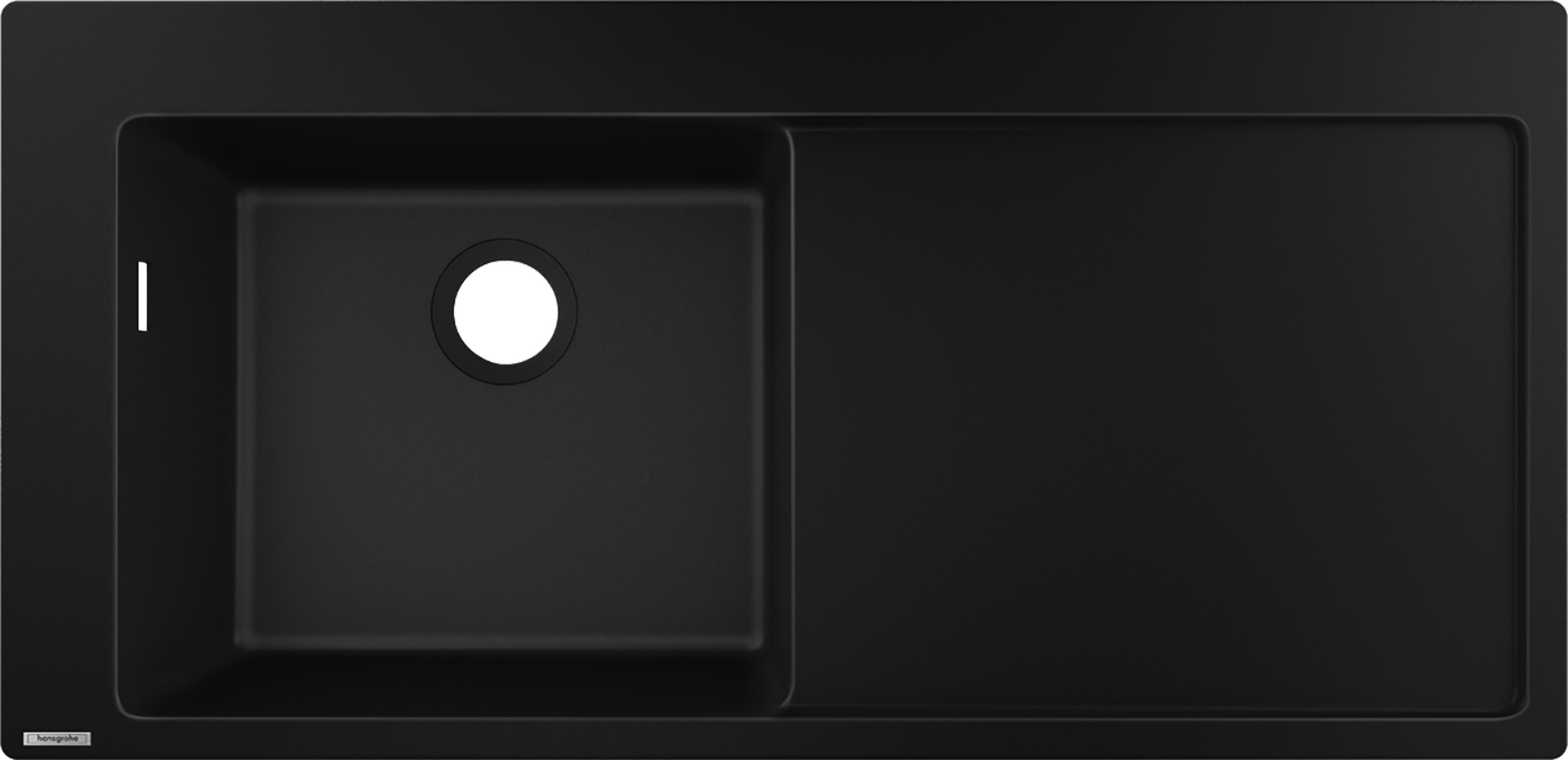 S5110-F450 inbouw gootsteen 450 met afdruipvlak rechts