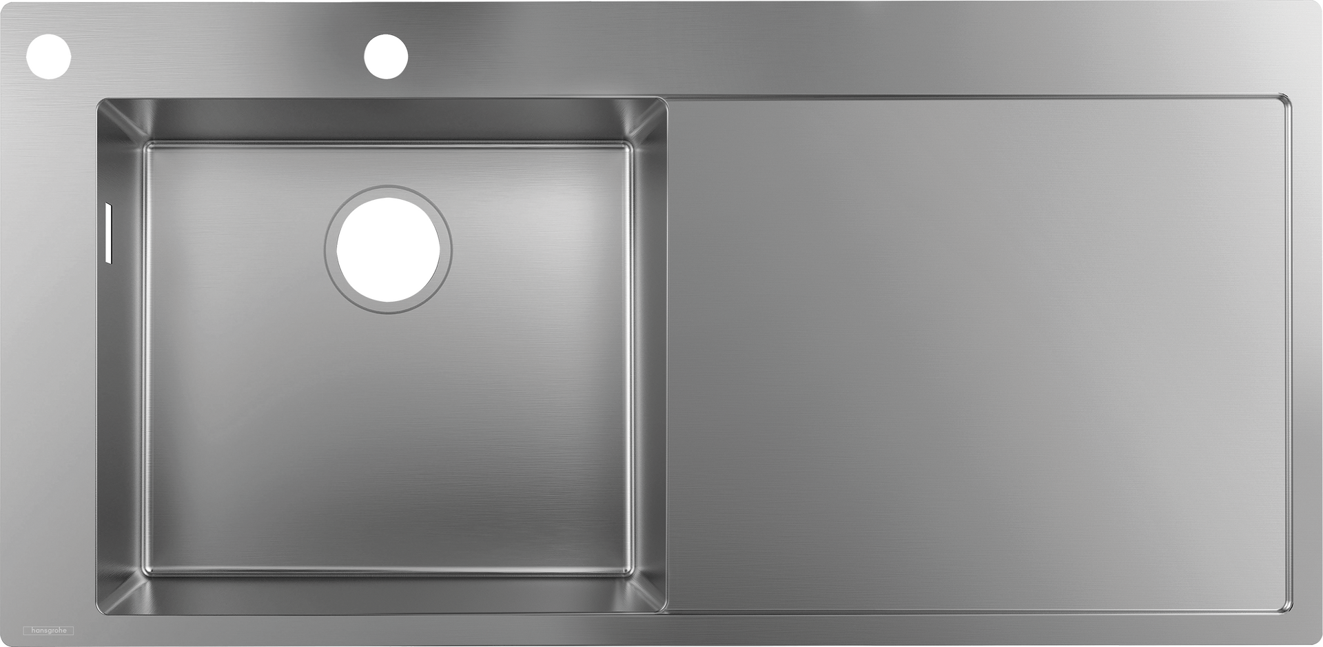 S718-F450 Einbauspüle 450 mit Abtropffläche rechts
