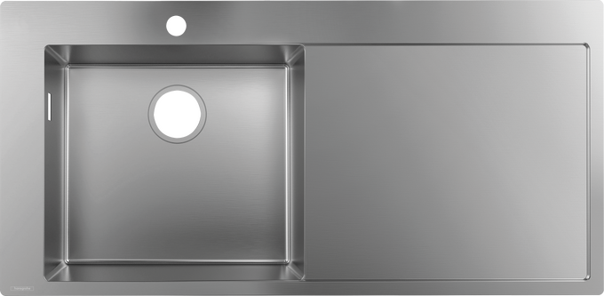 S716-F450 Built-in sink 450 with drainboard right