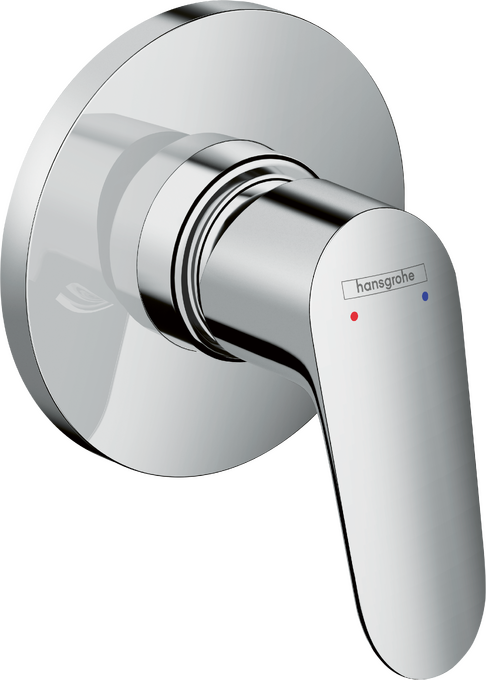 Single lever shower mixer for concealed installation
