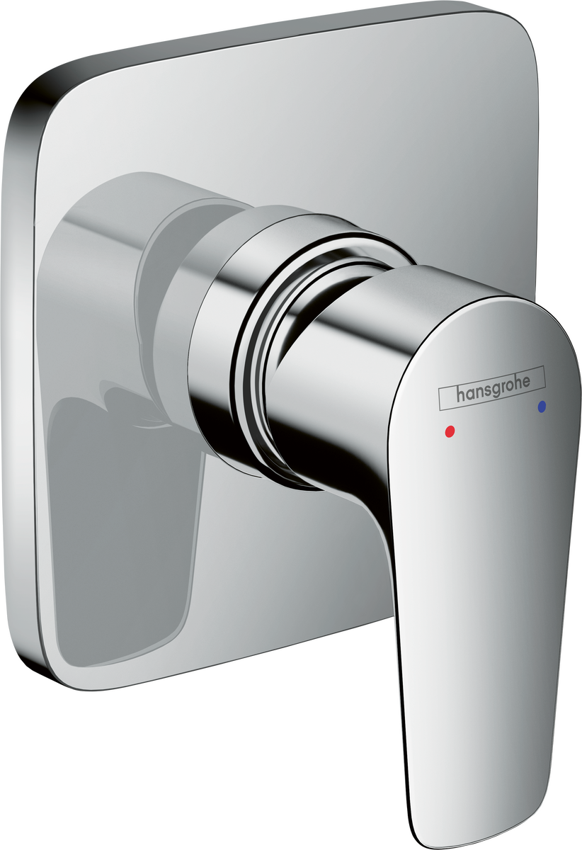 Single lever shower mixer for concealed installation