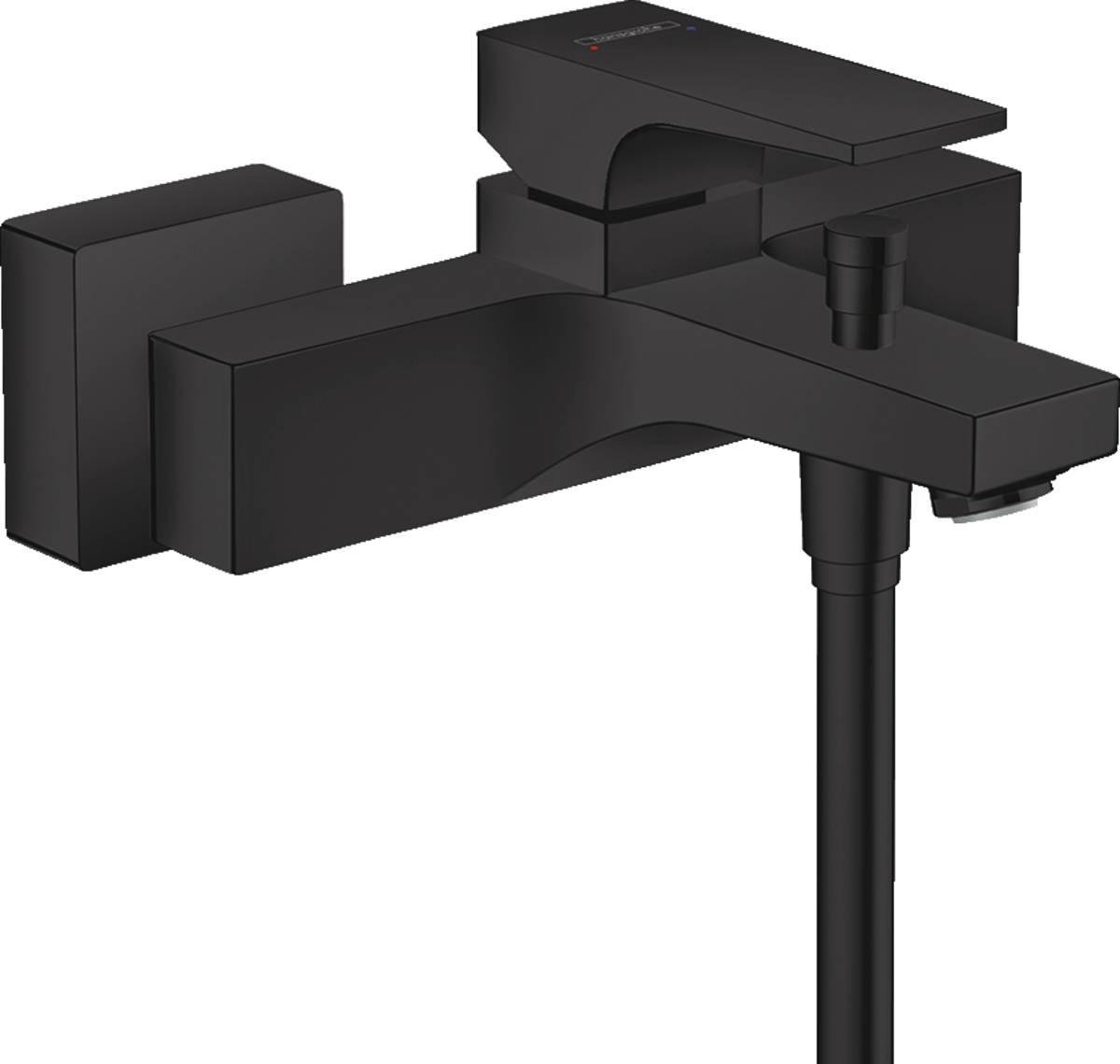 Metropol Bath mixers: 2 functions, Matt Black, Item No. 32540670