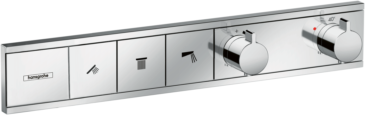 Thermostat for concealed installation for 3 functions