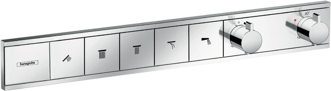 Thermostat for concealed installation for 5 functions