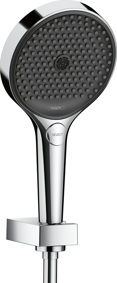 Set support de douche 130 3jet avec flexible de douche 160 cm