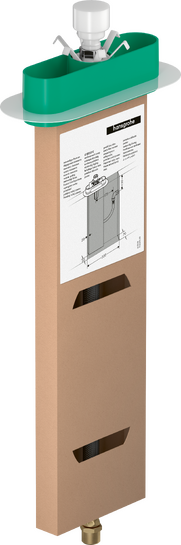 Hansgrohe SBox Shower Hose System In Brushed Bronze – Tucks Hose Away For More Bathroom Space