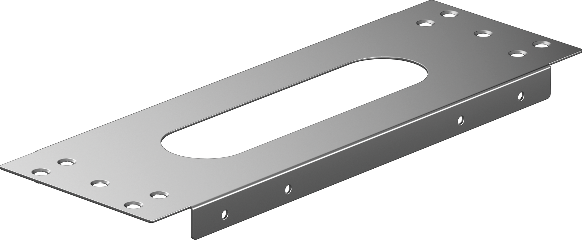 Installation plate for tile mounted installation