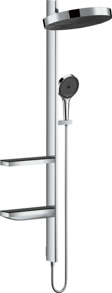 Hansgrohe 26233000 RAINFINITY soffione doccia 250, 3 jet, EcoSmart, con  attacco a parete, finitura cromo