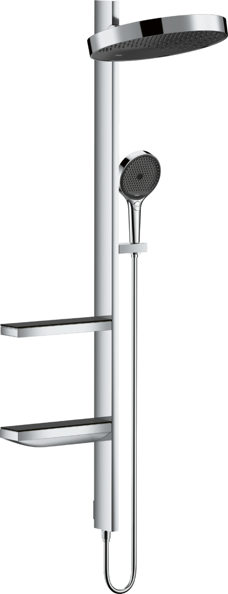 Hansgrohe Rainfinity - Douche de tête 360 avec raccord mural, 3jet, chrome  26234000