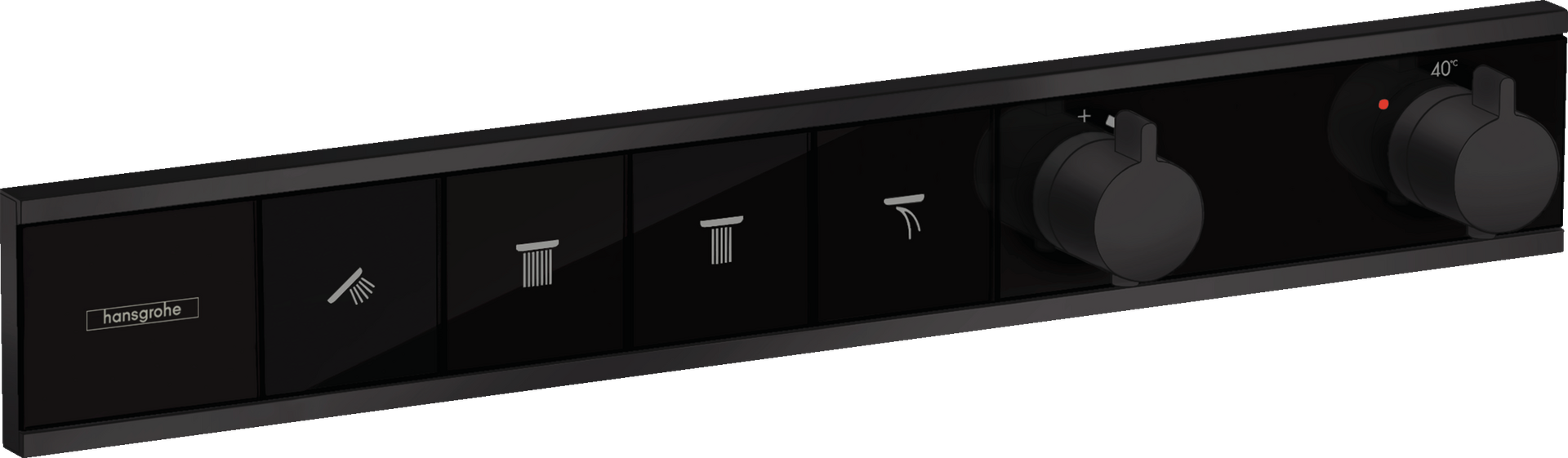 Thermostat for concealed installation for 4 functions