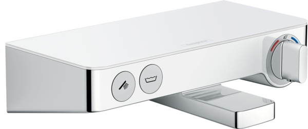 Kar-/dusjtermostat 300 Hvit/krom