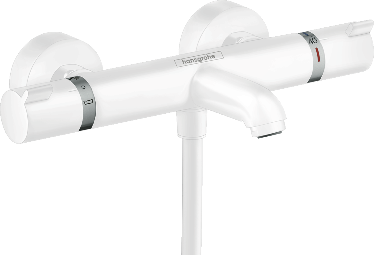 Bath thermostat for exposed installation