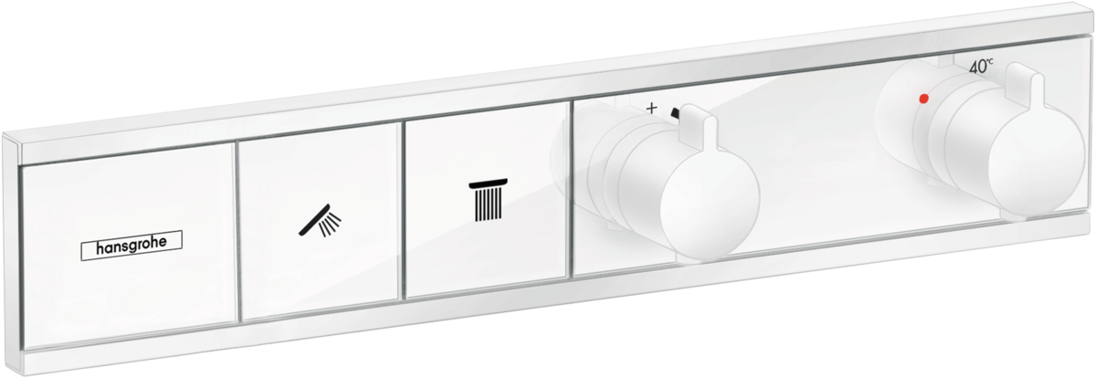 Thermostat for concealed installation for 2 functions