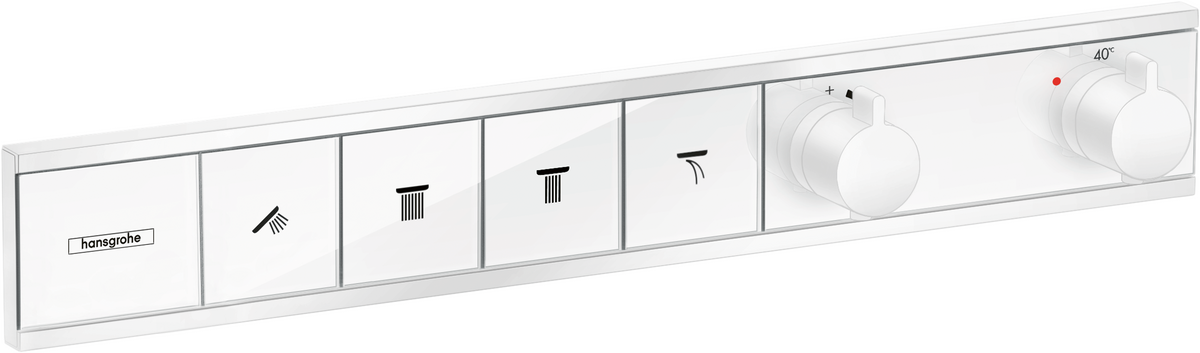 Thermostat for concealed installation for 4 functions