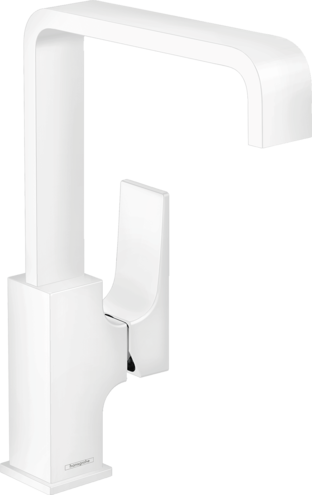 Single lever basin mixer 230 with lever handle and push-open waste set