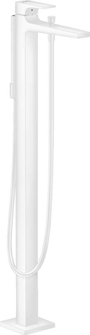 1-grepps badkarsblandare för golvmontering